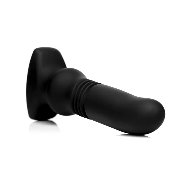 Remote Control 8-Function Thrusting Vibrating Butt Plug - 6.8 Inch at Spencer's