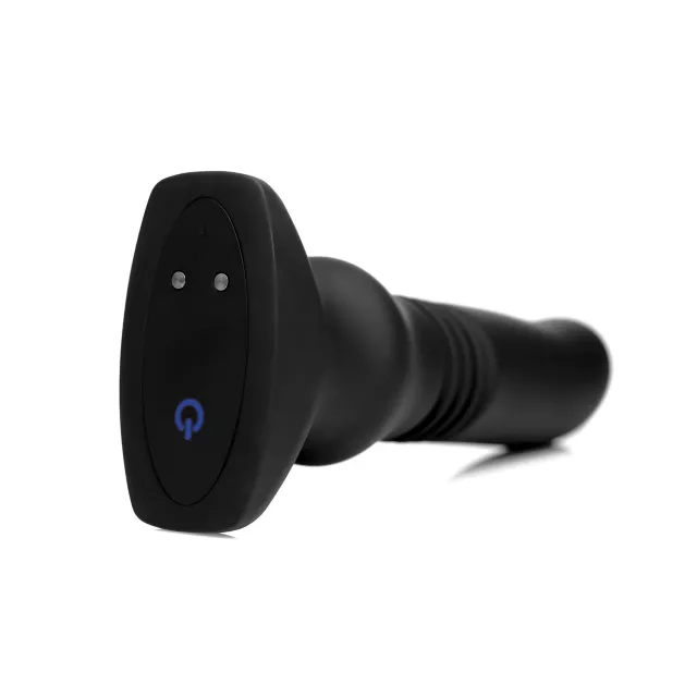 Remote Control 8-Function Thrusting Vibrating Butt Plug - 6.8 Inch at Spencer's