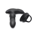 Remote Control 10-Function Thrusting Vibrating Butt Plug with Cock and Ball Strap - 5.7 Inch at Spencer's