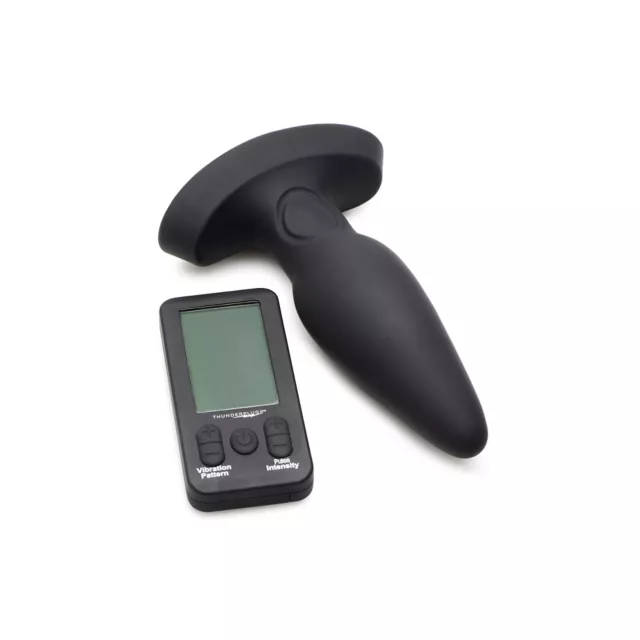 25-Function Remote Control Pulsing and Vibrating Butt Plug - 6.1 Inch at Spencer's
