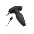 25-Function Remote Control Pulsing and Vibrating Butt Plug - 6.1 Inch at Spencer's