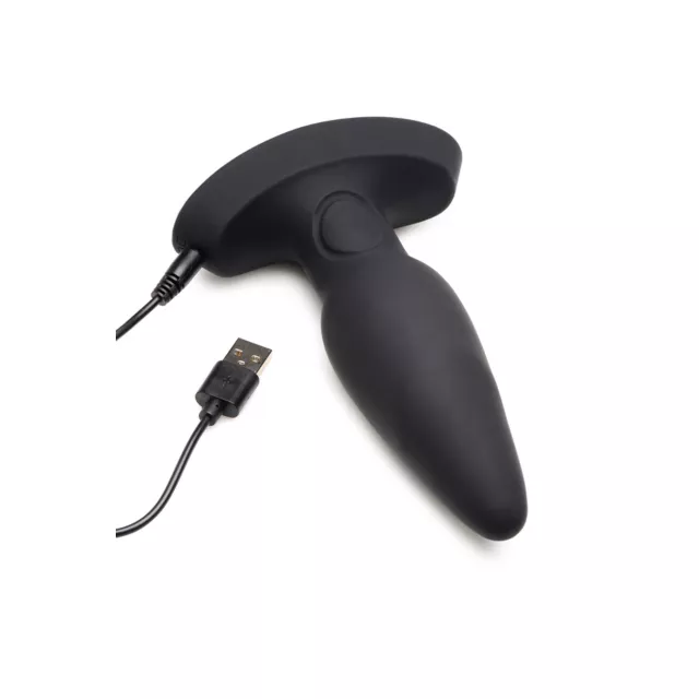 25-Function Remote Control Pulsing and Vibrating Butt Plug - 6.1 Inch at Spencer's