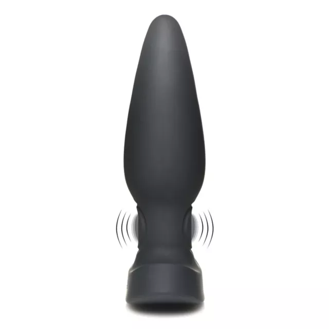 25-Function Remote Control Pulsing and Vibrating Butt Plug - 6.1 Inch at Spencer's