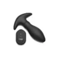 Rim Slide 10-Function Sliding Ring Remote Control Vibrating Butt Plug - 5.3 Inch at Spencer's