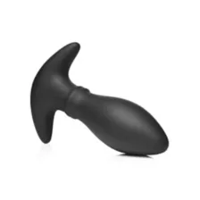Rim Slide 10-Function Sliding Ring Remote Control Vibrating Butt Plug - 5.3 Inch at Spencer's