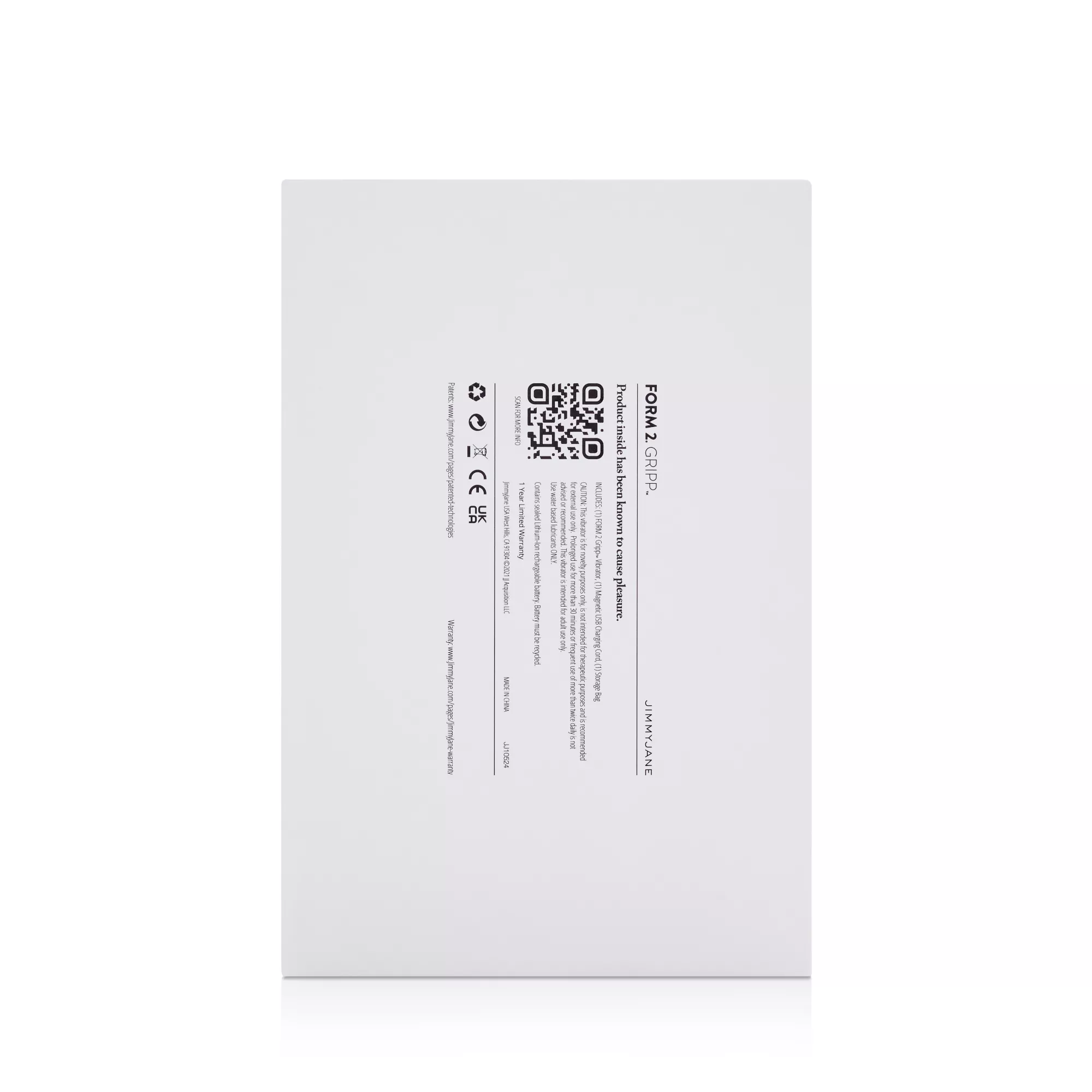 Form 2 25-Function Gripp Rechargeable Waterproof Clitoral Vibrator 3.9 Inch - JimmyJane at Spencer's