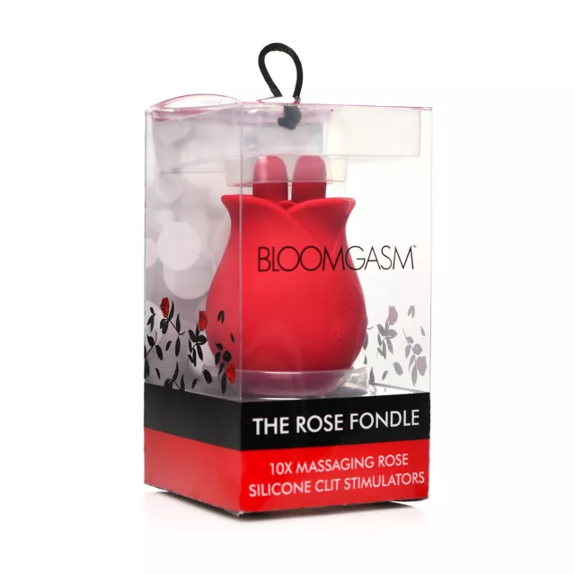 10-Function Rechargeable Rose Clitoral Stimulator - 3.4 Inch at Spencer's