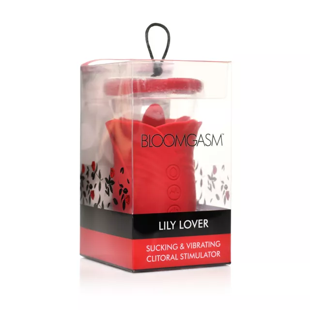 Lily Lover 16-Function Waterproof Rechargeable Sucking and Vibrating Clitoral Stimulator - 4.4 Inch
