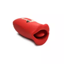 20-Function Kiss and Tell Kissing and Vibrating Rechargeable Waterproof Clitoral Stimulator - 5.1 Inch at Spencer's