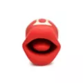 20-Function Kiss and Tell Kissing and Vibrating Rechargeable Waterproof Clitoral Stimulator - 5.1 Inch at Spencer's
