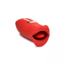20-Function Kiss and Tell Kissing and Vibrating Rechargeable Waterproof Clitoral Stimulator - 5.1 Inch at Spencer's