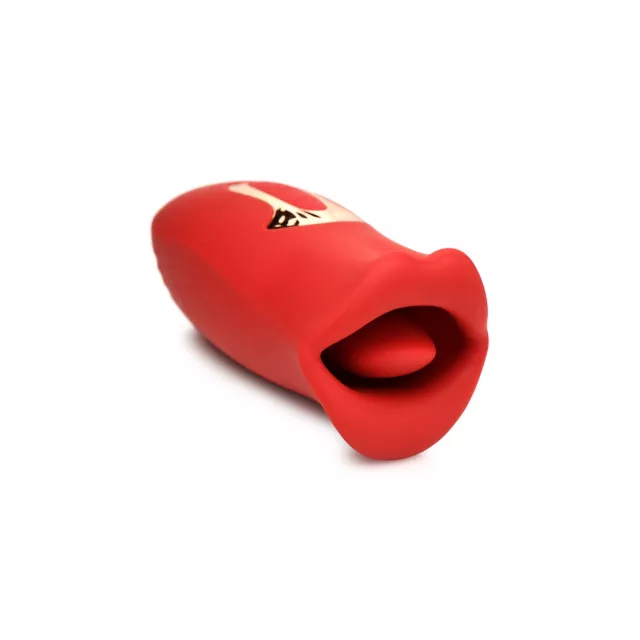 20-Function Kiss and Tell Kissing and Vibrating Rechargeable Waterproof Clitoral Stimulator - 5.1 Inch at Spencer's