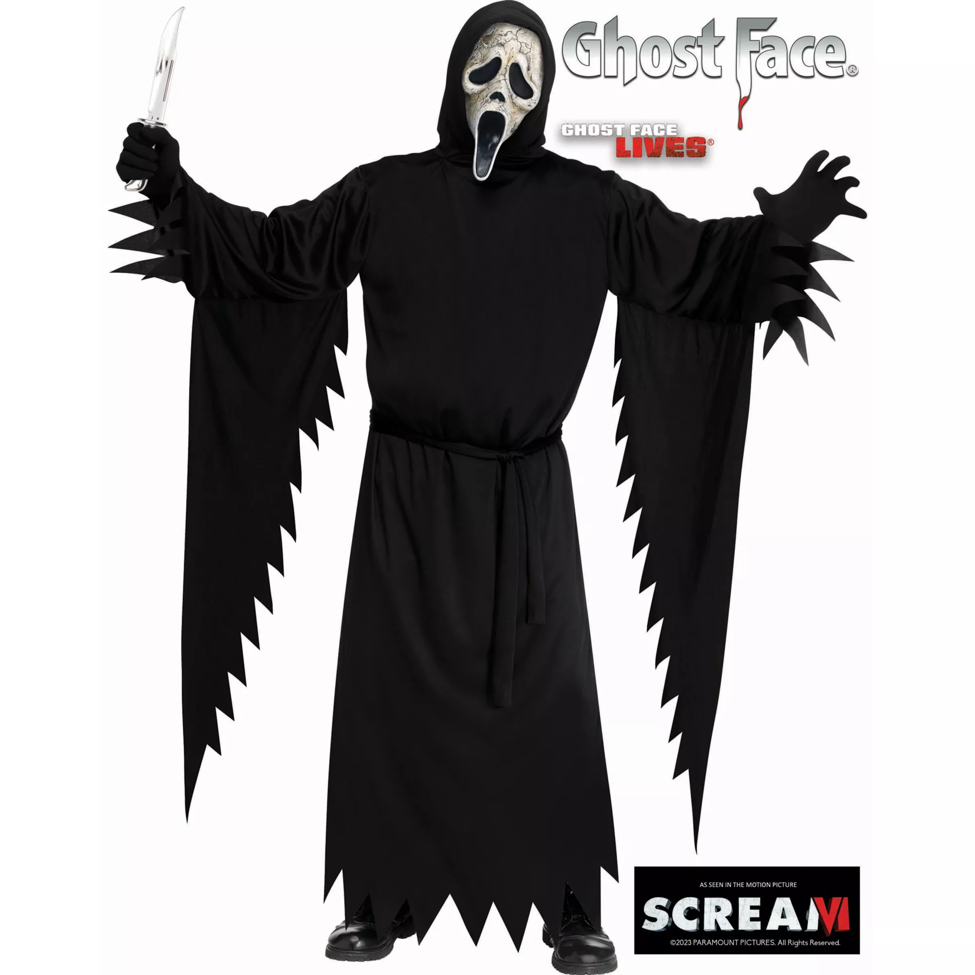 Adult Aged Ghost Face ® Costume - Scream VI at Spirit Halloween