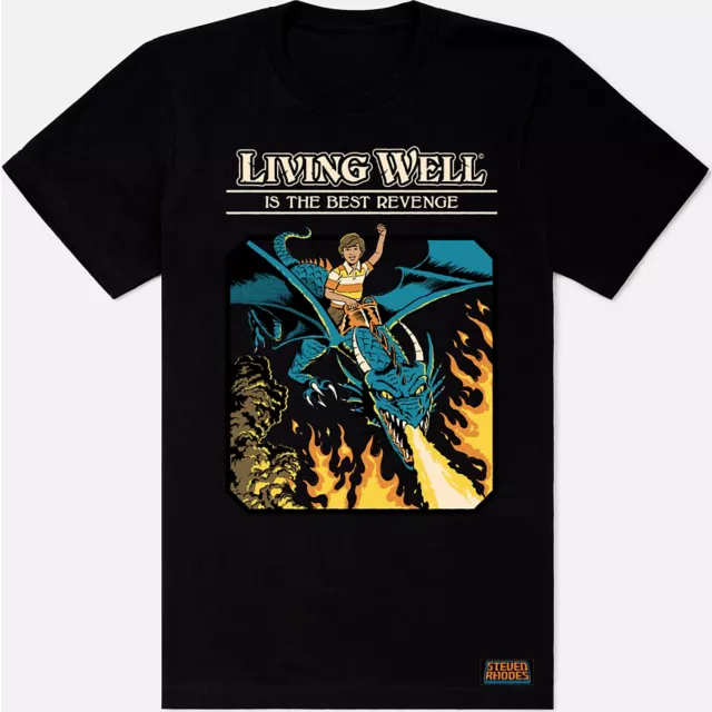 Living Well T Shirt - Steven Rhodes at Spencer's
