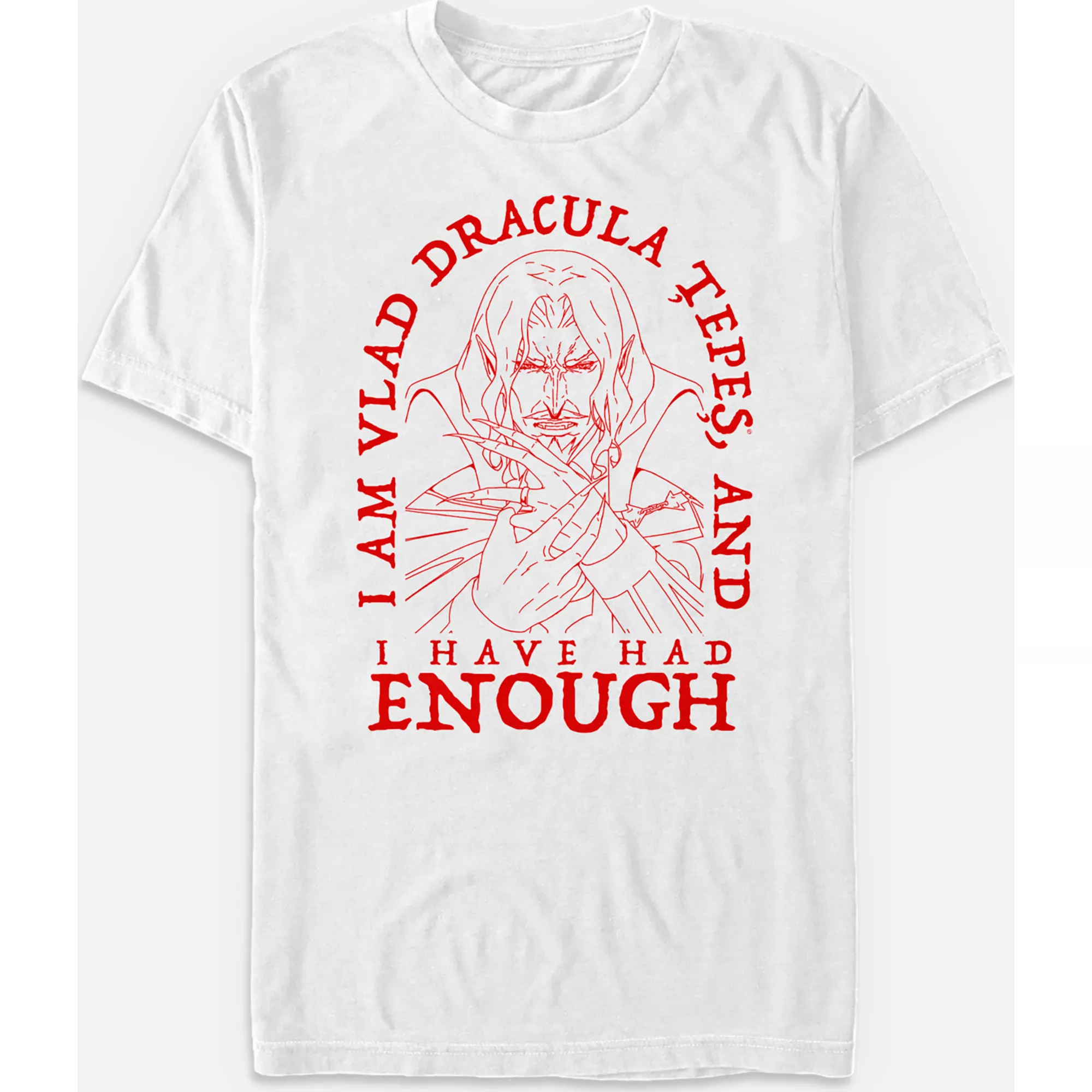 Vlad Dracula Tepes Had Enough T Shirt - Castlevania at Spencer's
