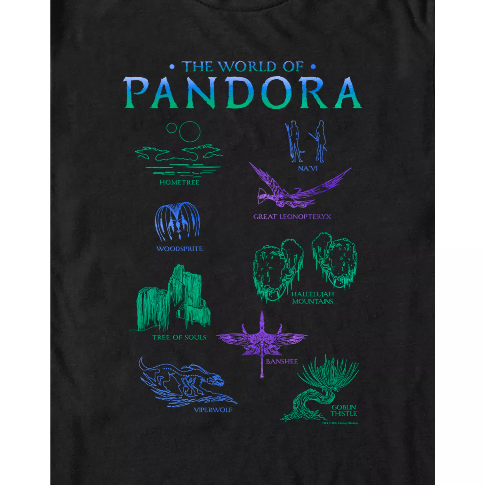 Pandora Textbook T Shirt - Avatar at Spencer's