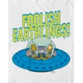 Foolish Earthlings T Shirt - The Simpsons at Spencer's