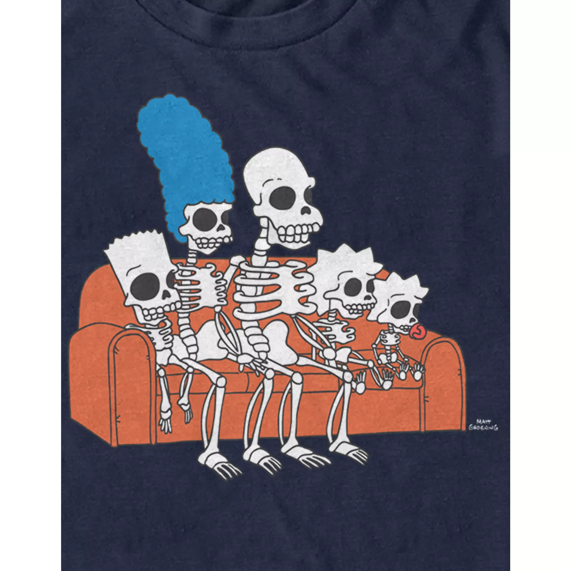 Simpsons Skeleton Family T Shirt - The Simpsons at Spencer's