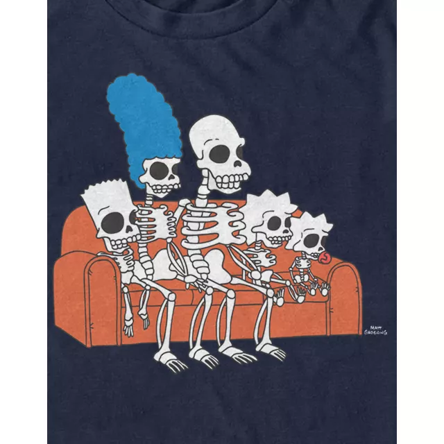 Simpsons Skeleton Family T Shirt - The Simpsons at Spencer's