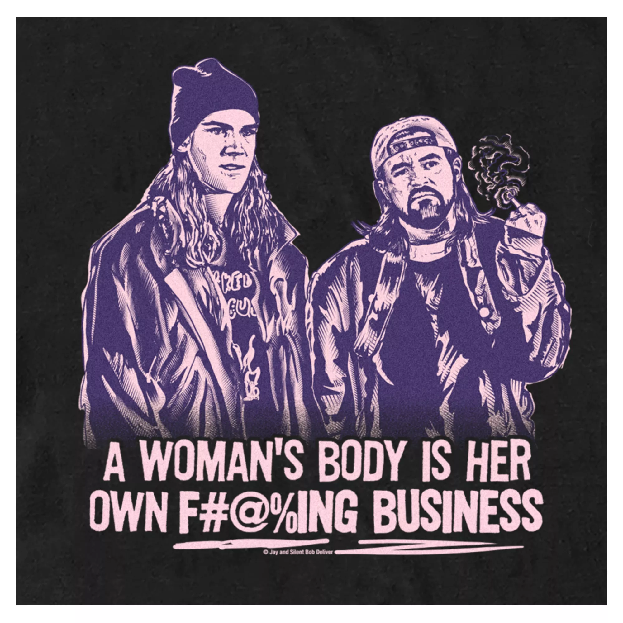 Jay and Silent Bob Nunnya Beeswax T Shirt at Spencer's