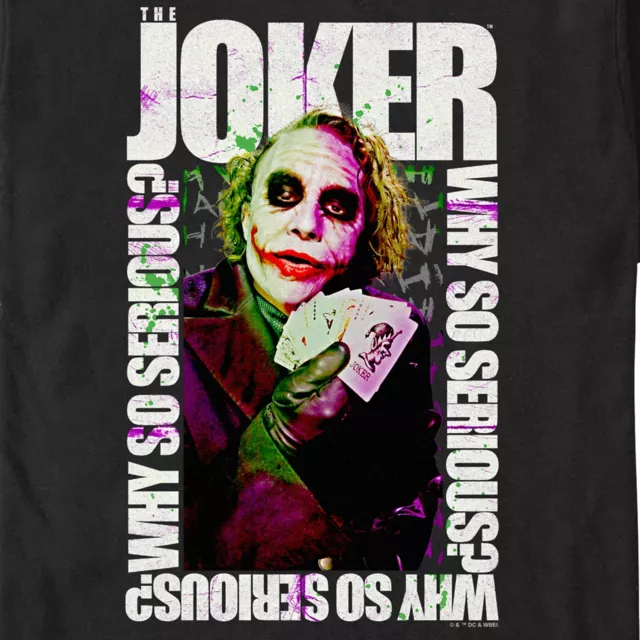 The Joker Why So Serious T Shirt - The Dark Knight at Spencer's