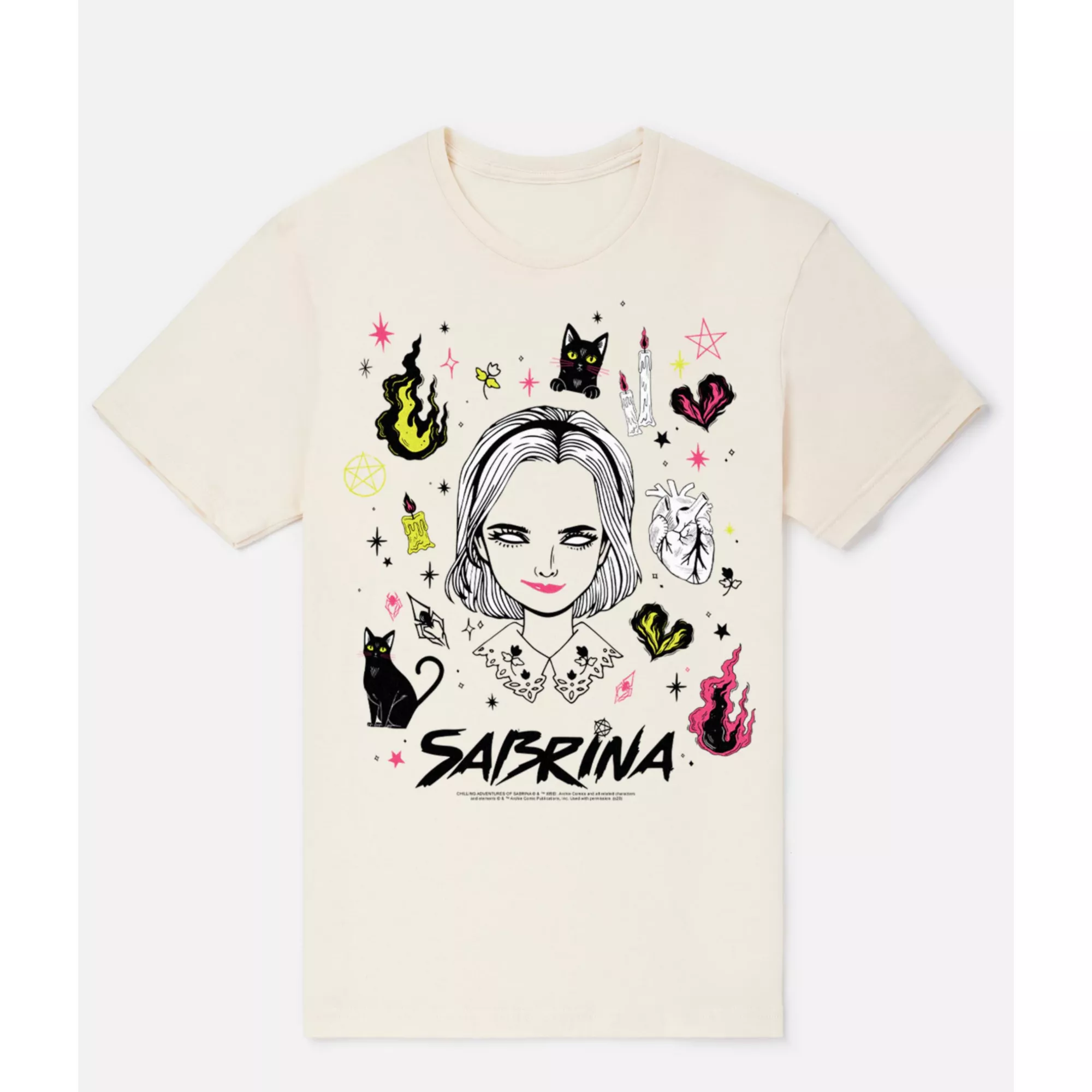 Sabrina Sketch T Shirt - Chilling Adventures of Sabrina at Spencer's