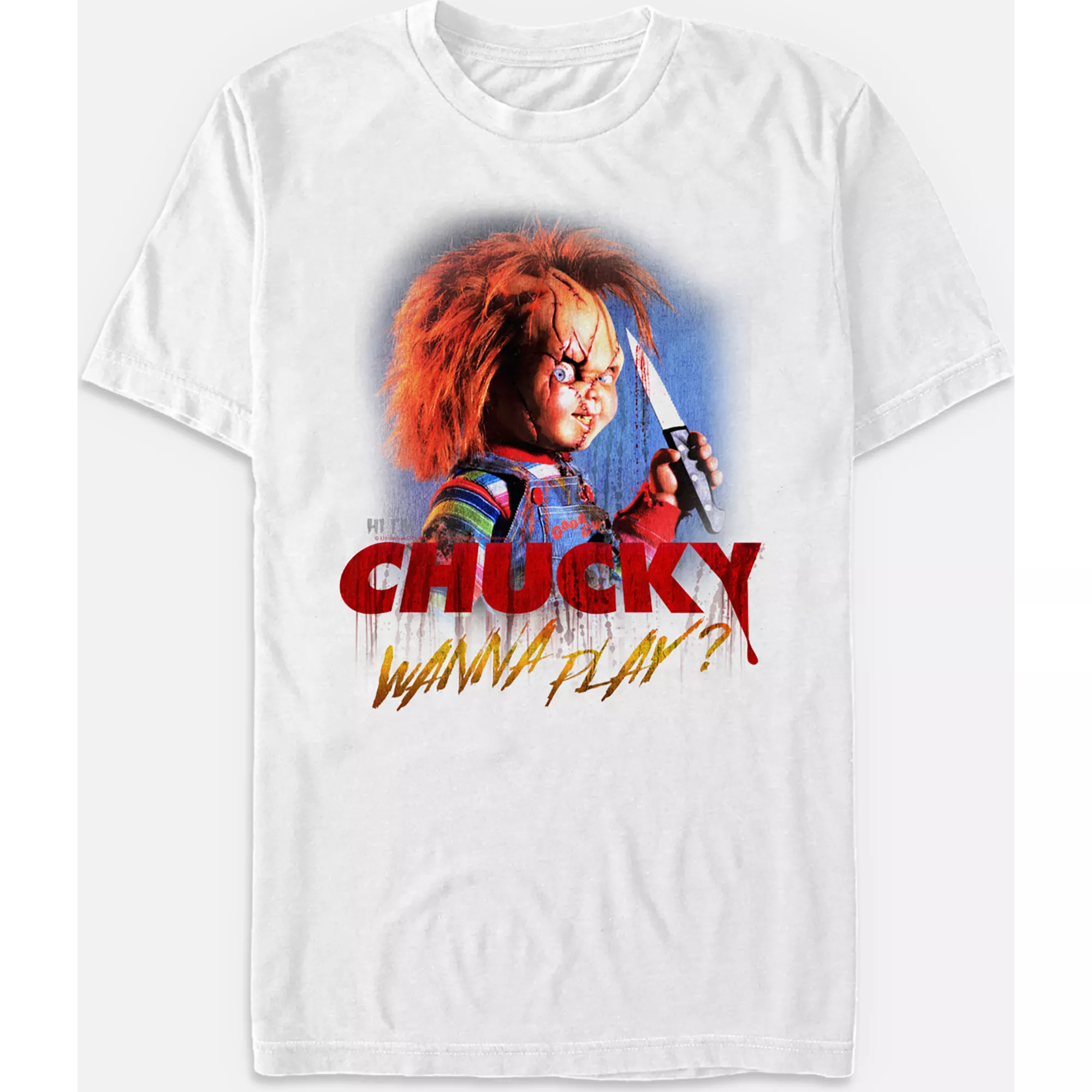 Creepy Wanna Play T Shirt - Chucky at Spencer's