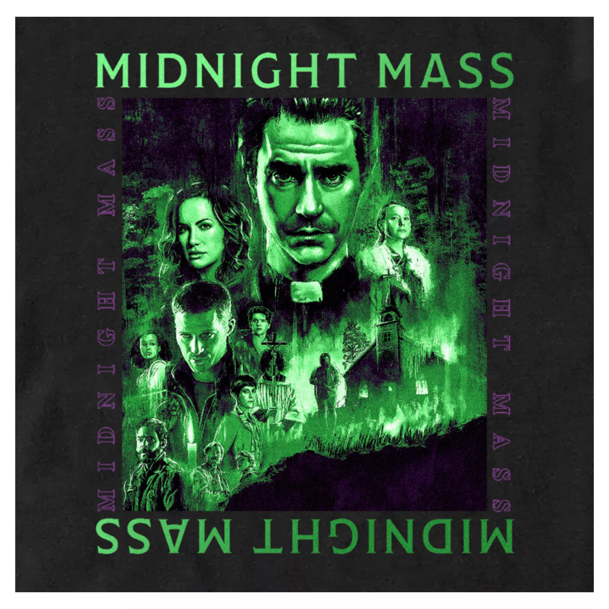 Green Midnight Mass Poster T Shirt at Spencer's
