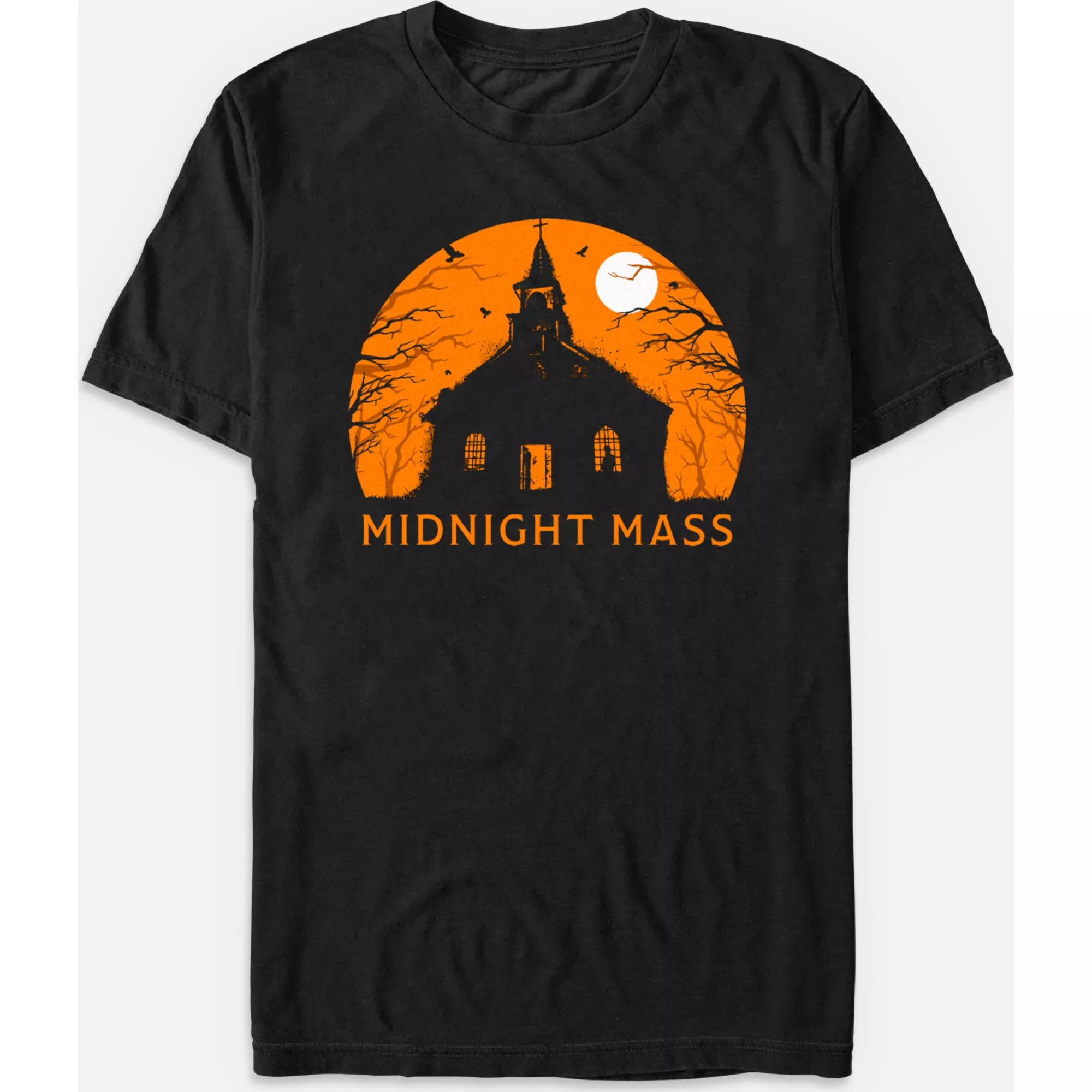 Midnight Mass Haunted Chapel T Shirt at Spencer's