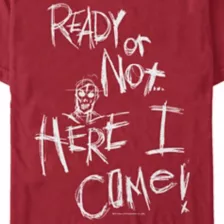 Ready Or Not Here I Come T Shirt - A Nightmare on Elm Street at Spencer's