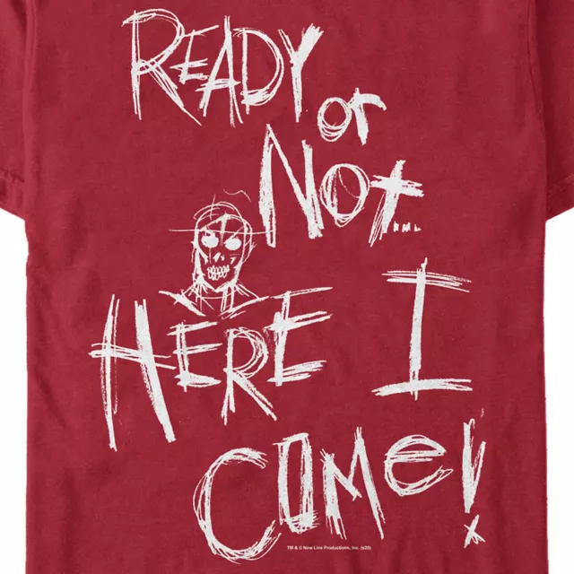 Ready Or Not Here I Come T Shirt - A Nightmare on Elm Street at Spencer's