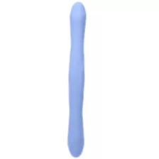 Periwinkle Tryst Duet Double Ended Vibrator - 16 Inch at Spencer's