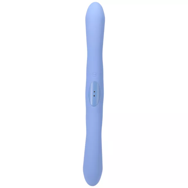 Periwinkle Tryst Duet Double Ended Vibrator - 16 Inch at Spencer's