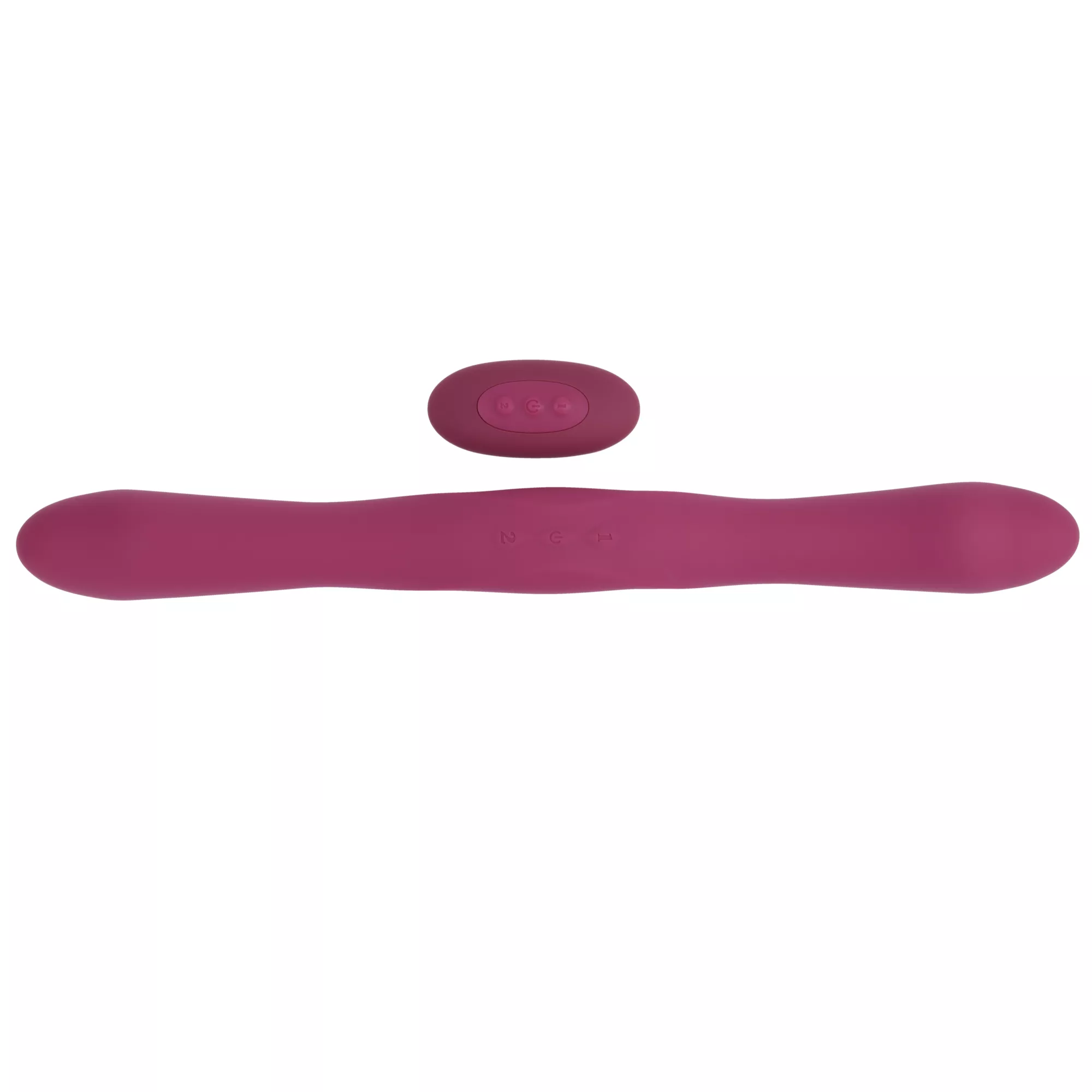 Berry Tryst Duet Double Ended Vibrator - 16 Inch at Spencer's