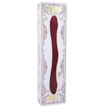 Berry Tryst Duet Double Ended Vibrator - 16 Inch at Spencer's