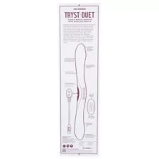 Berry Tryst Duet Double Ended Vibrator - 16 Inch at Spencer's
