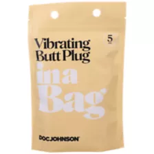 10-Function Vibrating Butt Plug in a Bag - 5.5 Inch - Spencer's
