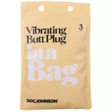 10-Function Vibrating Butt Plug in a Bag - 4 Inch at Spencer's