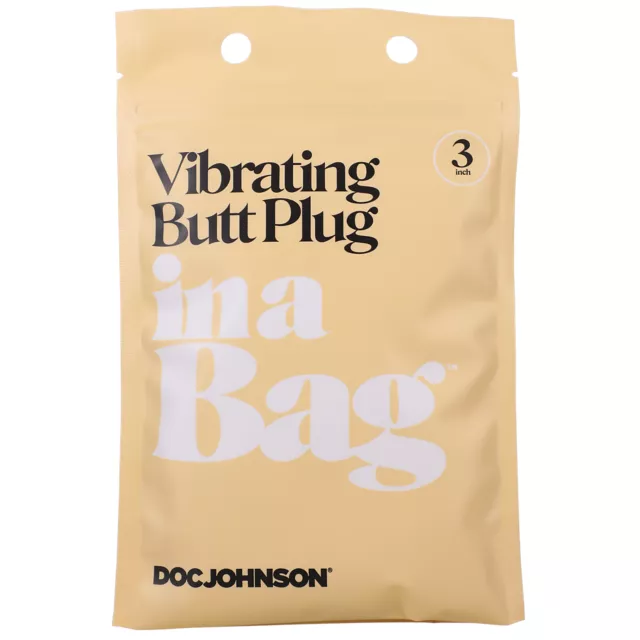 10-Function Vibrating Butt Plug in a Bag - 4 Inch at Spencer's