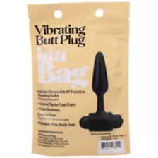 10-Function Vibrating Butt Plug in a Bag - 4 Inch at Spencer's