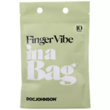 10-Function Rechargeable Finger Vibrator in a Bag - 2 Inch at Spencer's