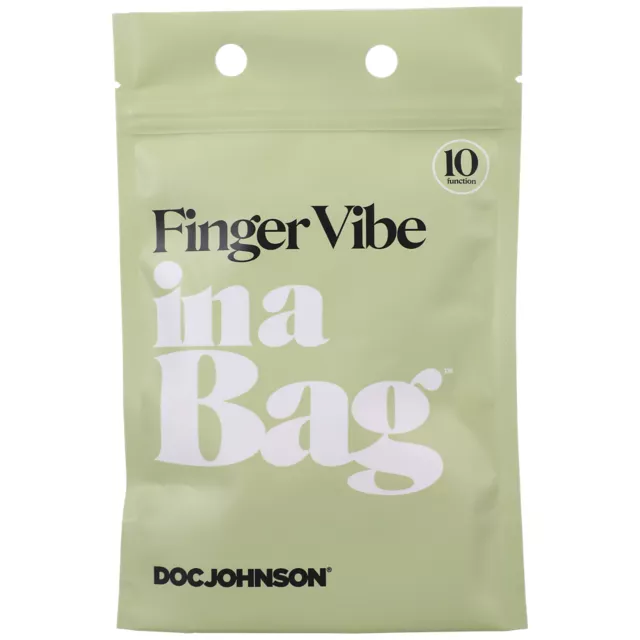 10-Function Rechargeable Finger Vibrator in a Bag - 2 Inch at Spencer's