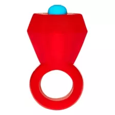 Red Bling Pop Vibrating Cock Ring at Spencer's