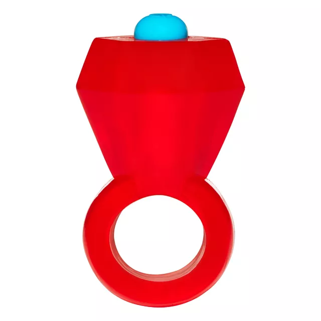 Red Bling Pop Vibrating Cock Ring at Spencer's