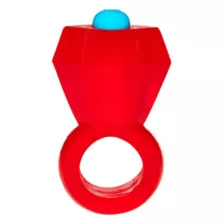 Red Bling Pop Vibrating Cock Ring at Spencer's