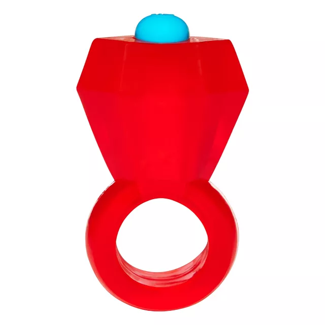 Red Bling Pop Vibrating Cock Ring at Spencer's