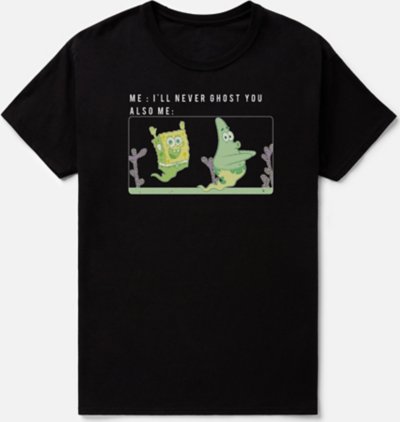 SpongeBob Ghost T Shirt - SpongeBob SquarePants