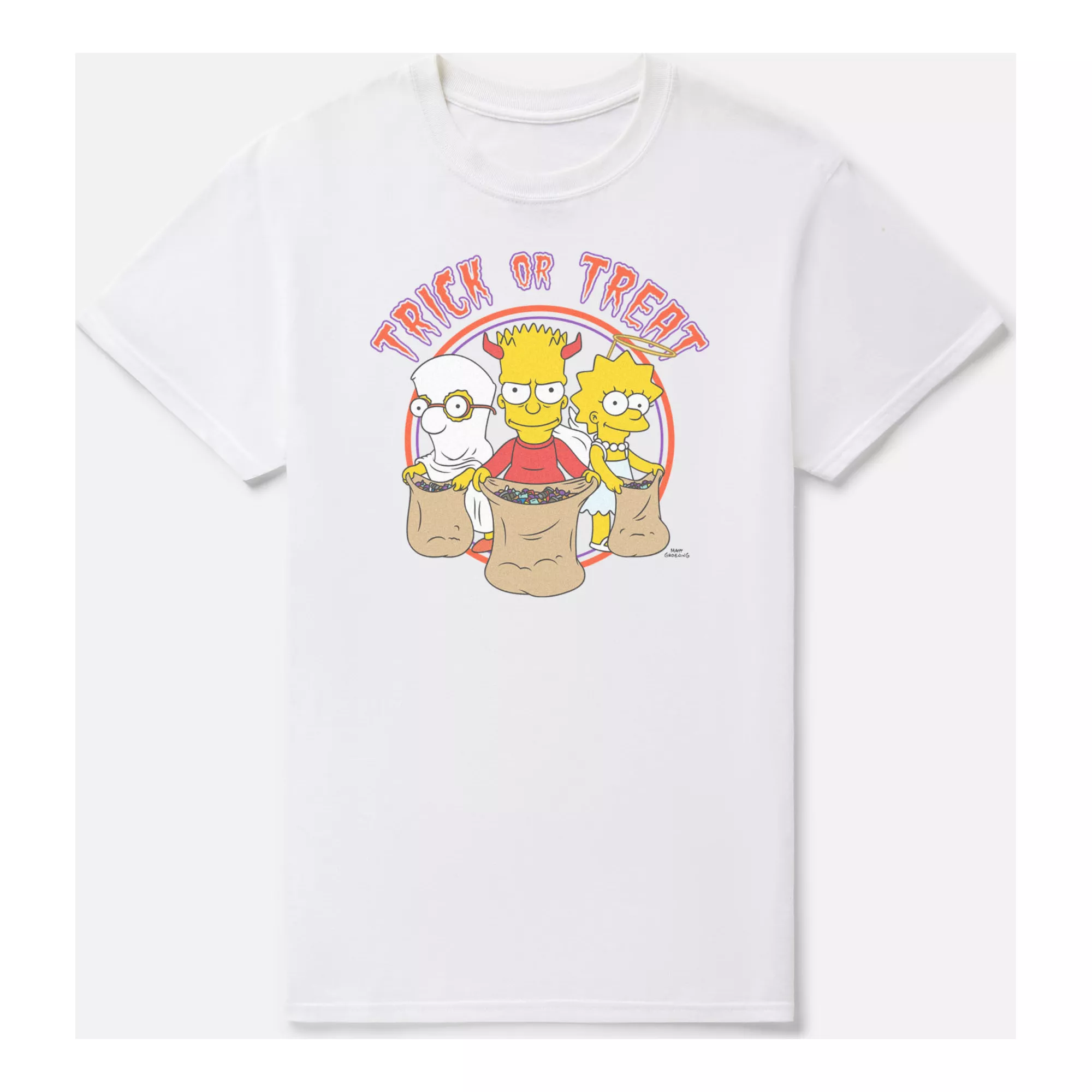 Trick or Treat Trio T Shirt - The Simpsons at Spencer's