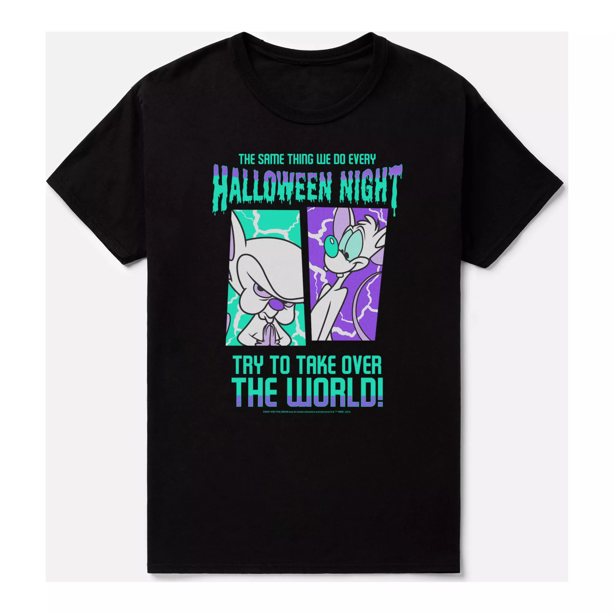 Halloween Takeover T Shirt - Pinky and the Brain at Spencer's