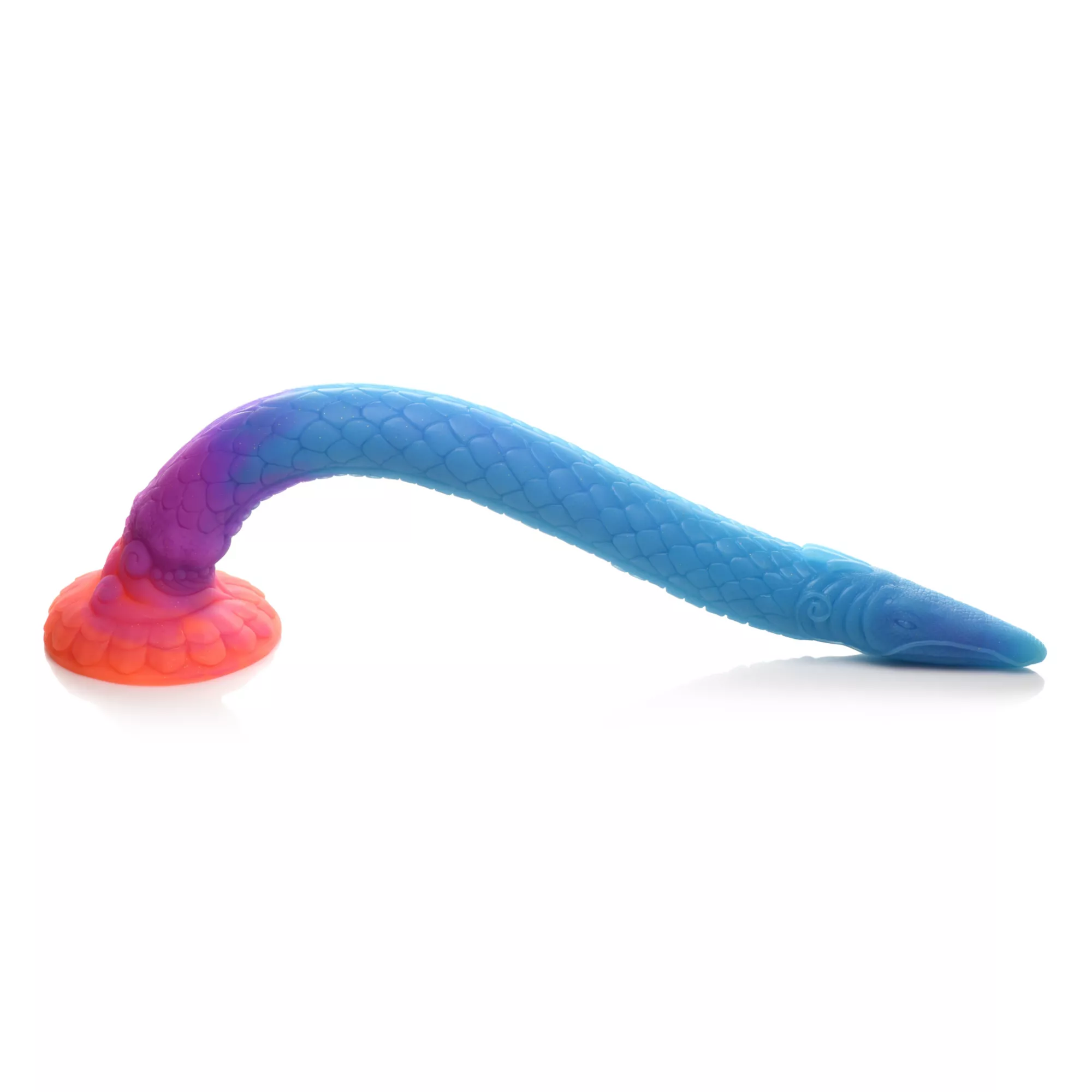 Creature Cocks Glow in the Dark Makara Snake Dildo at Spencer's